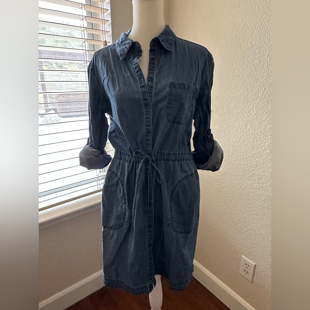 Athleta Chambray Dress